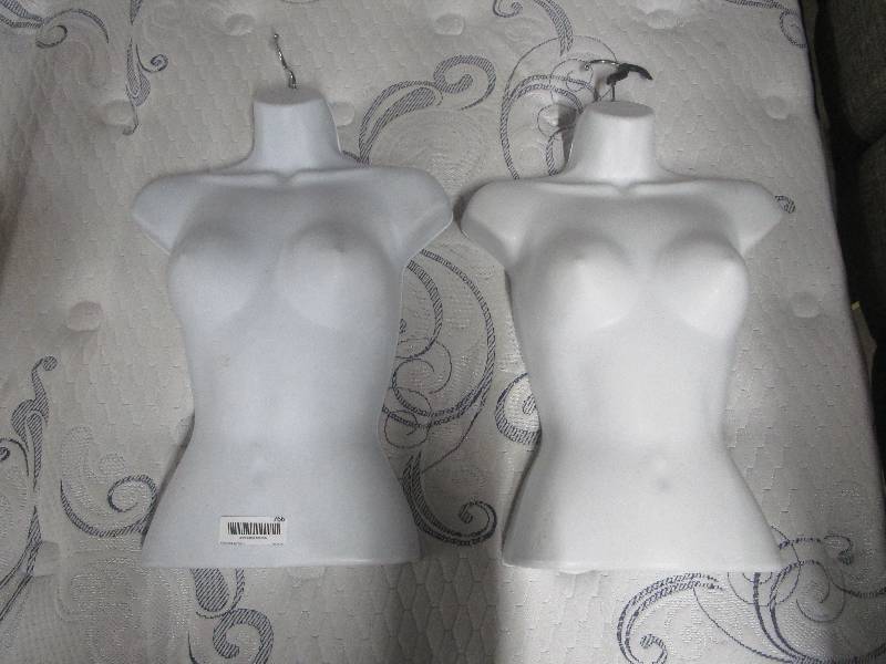 lot 766 image: Pair of Hanging Torso Mannequins