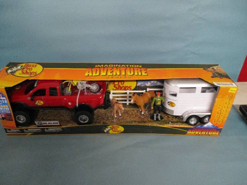 lot 595 image: Toy Truck and Trailer