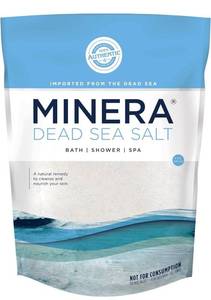 lot 3005 image: Minera Dead Sea Salt, 100% Pure & Natural, 19 lbs. Fine Grain (0-1.7 mm) Bulk Bag, Unscented - Retail $54