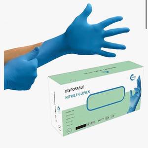 lot 3009 image: Nitrile Disposable Gloves - Powder-Free & Latex-free - 4MIL 100Pcs Multi-purpose Medical Exam Gloves