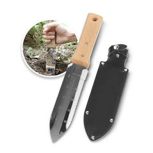 lot 3011 image: Nisaku Hori-Hori Japanese Stainless Steel Tomita Weeding Knife 7.25-inch Blade
