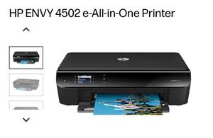 lot 3027 image: HP ENVY 4502 e-All-in-One Printer (powers on, no damage-not in original box)