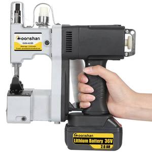 lot 1651 image: Moonshan Cordless Bag Closing Machine 2sbag Bag Sewing Machine Cordless Portable Bag Sewer 8.1Lbs Automatic Woven Bag Closer Packing Machine Rechargeable Lithium Battery (Cordless) - Retail $189possibly tried 