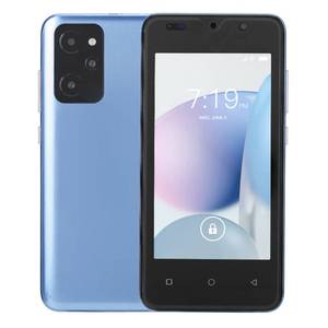 lot 1654 image: Unlocked Smartphone, 4.66in 2GB RAM 32GB ROM 2800mah Smart Dual Dual Standby Mobile Phone, 2MP Front Camera 5MP Rear Camera Smartphone, Face Recognition Unlocked Cell Phone( Blue)