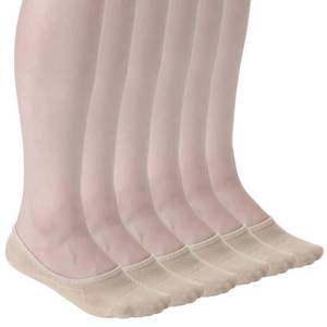 lot 91093 image: Womens No Show Socks Athletic Cotton Liner Socks Anti-Slip Ladies Stockings Low Cut Socks Candy Color 6 Pairs X3-fu35-M