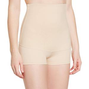lot 91095 image: Maidenform Womens Firm Control High-Waist Moisture-Wicking Shapewear Boyshorts L