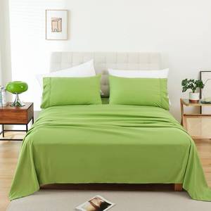lot 91101 image: Full Sheet Set - 4 Piece Soft Breathable Bed Sheets for Full Size Bed, Extra Deep Pocket Lxuury Brushed Sheets, Cooling Hotel Bedding Sheets and Pillowcases, Wrinkle Free Oeko-Tex Sheets