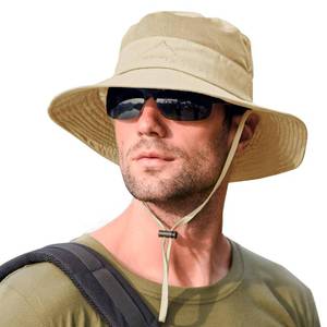 lot 91129 image: Sun Hats for Men Women Fishing Hat UPF 50 Breathable Wide Brim Summer UV Protection Hat