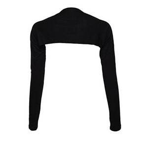 lot 91155 image: YEESAM Bolero Shrugs for Women Long Sleeve Arm Sleeves Hijab Accessories One Size (Black)