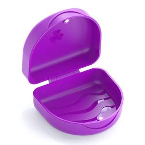 lot 86622 image: ARGOMAX Aligner Case, Retainer Case, Braces Box, 1 Piece Orthodontic Box, PURPLE.