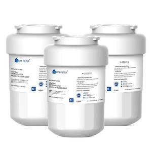lot 86645 image: Lifefilter Replacement for MWF Refrigerator Water Filters, MWFP, HDX FMG-1, MWFA, GWF, GSE25GSHECSS, WFC1201, RWF1060, 197D6321P006, 9991, PC750093 Pack)