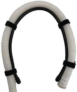 lot 86673 image: Pmsanzay Universal Adjustable Shape Drain Hose Guide Assembly Fits All Drain Hose, Flexible Laundry Tub Washing Machine Discharge Hose Clip Hose Holder - You can Mold it to fit Your Needs.