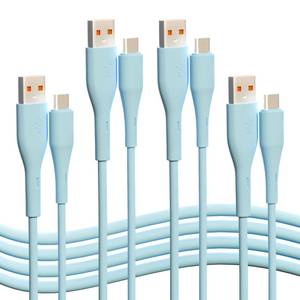 lot 86755 image: Tothereug USB C Cable 4-Pack 3.3ft 5A Fast Charging Cord Type C Charger Cord Compatible with Samsung Galaxy S10 S9 S8 Plus Note 9 8, LG G7 V30S iPhone 1515 Pro Max - Blue