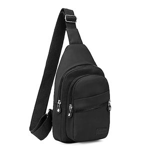 lot 86771 image: Small Sling Backpack Crossbody Sling Bag for Women, Chest Bag Daypack Fanny Pack Cross Body Bag for Outdoors Hiking Traveling - Black