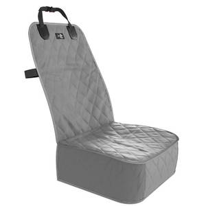 lot 86795 image: Active Pets Front Dog Car Seat Cover for SUV, Trucks, Sedans. Waterproof Car Seat Covers for Dogs Front Seats Only. Car Seat Protector for Dogs - Grey