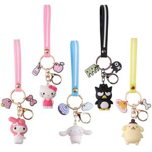 lot 86804 image: yiwoo 5 Pack Cute Keychains for Girls,Car Keychain Accessories,Key Purse Handbag Charms for Women