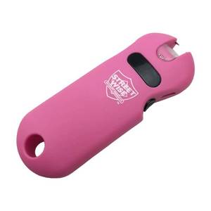 lot 86816 image: Streetwise Smart 24,000,000 Stun Gun Keychain Rechargeable with LED Flashlight - Personal Defense Equipment - Protection Keychain - Pink