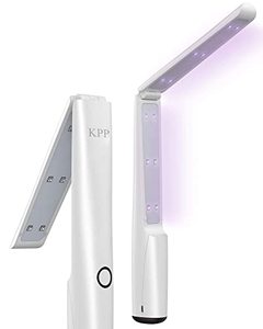 lot 86820 image: UV Light Sanitizer Wand, Portable UVC Light Disinfector UV Wand for Smartphone Home Travel Package Belongins Clinically Proven Disinfector Chargable KPP (white1)