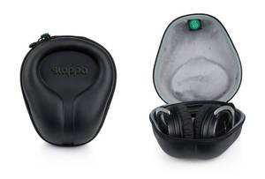 lot 86887 image: Slappa HardBody Molded Case for Folding & Non-Folding Headphones and Gaming Headsets Black (SL-HP-BLK)
