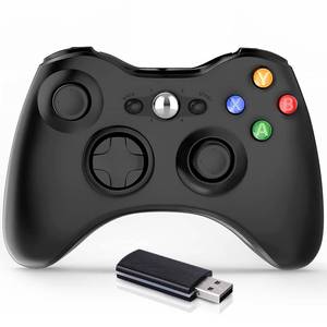 lot 86918 image: BELOPERA Wireless Controller for Xbox 360, 2.4GHZ Game Controller Gamepad Joystick with Receiver Adapter Compatible with PC Windows 781011 (Black)