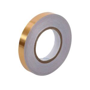 lot 86940 image: MISSYOUNG Metalized Polyester Mylar Film Tape with Acrylic Adhesive, 1 x 55 yds, Vibrant Mirror like Finish, Decor Tape for Detailing Accent Wall, Cabinet, Bathroom, Graphic Arts, 1 x 55 Yds, Gold