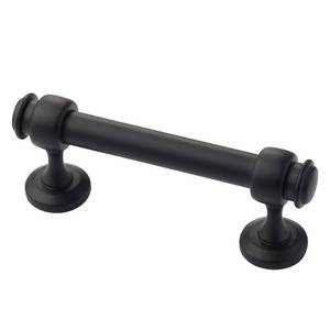 lot 87034 image: Alzassbg 10 Pack Matt Black Cabinet Pulls, 3 Inch(76mm) Hole Centers Cabinet Handles Kitchen Hardware Straight Bar for Cabinets and Drawer AL3082MB