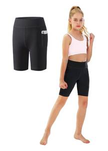 lot 87055 image: MIVEI Youth Girls 4 5 Volleyball Spandex Shorts - Kid Biker Cheer Dance Yoga Athletic Workout Gymnastics Compression Short