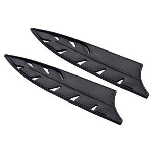 lot 87097 image: PATIKIL Plastic Safety Knife Cover Sleeves for 8 Chef Knife, 2 Pack Knives Edge Guard Blade Protector Universal Knife Sheath for Kitchen, Black