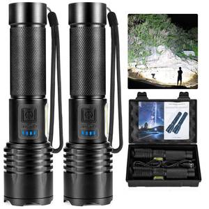 lot 87118 image: BERCOL Flashlights High Lumens Rechargeable, 990,000 Lumens Super Bright Led Flashlight, 7 Modes Brightest Powerful Flash Light with COB Light, IPX6 Waterproof Handheld Flashlights for Camping Home