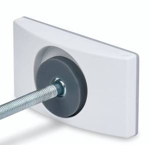 lot 87144 image: Wall Nanny - Baby Gate Wall Protector (Made in USA) Protect Walls from Pet Gates & Dog Gates - No Safety Hazard on Spindles - for Child Pressure Mounted Baby Gate for Stairs Cup Guard - White, 4 Pack