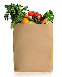 lot 87308 image: BagDream 52Lb 10x6x14 Kraft Brown Paper Grocery Bags 100Pcs Bulk - Heavy Duty Paper Barrel Sack Bags for Grocery Shopping - Durable Paper Gift Bags Sturdy