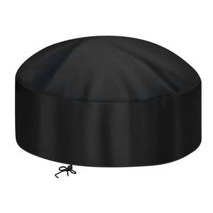 lot 87318 image: 30-Inch Fire Pit Cover for 28-32 inch Round Fire Pit, Heavy Duty 300D Oxford Fabric Waterproof Dustproof Fire Bowl Cover All-Season Protection 32Dia x 16H