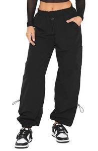 lot 87400 image: DISCIPBUSH Cargo Pants Women Baggy - Parachute Pants for Women Trendy, Womens Cargo Pants Y2K Pants, Cargo Pants for Girls Fashion, Baggy Pants Women Cargo Pants, Black Cargo Pants for Woman XL