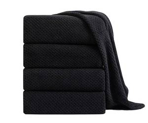 lot 88700 image: Extra Large Bath Towel Sheet Set 35x70 Inches - Oversized Bath Towels Set,Jumbo Large Microfiber - Quick Dry, Lightweight,Super Soft,Highly Absorbent Towel Set for Bathroom,Hotel,SPA,Pack of 4 (Black)