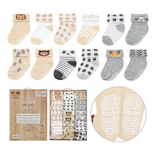 lot 88726 image: Baby Socks 12 Pairs, Toddler Socks, Newborn Socks, Baby Socks 6-12 Months Boys, Safe Walking Non-Slip Sole, Infant Socks, Baby Girl Socks, Baby Boy Socks