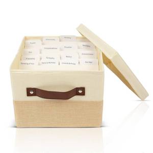 lot 88747 image: Kalolo Malosi Greeting Card Organizer Box with Dividers Card Keeper 150 Cards w15 Dividers Stylish Greeting Card Box Organizer Birthday Card Organizer & More