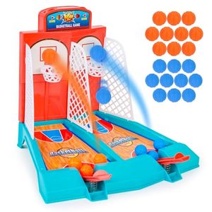 lot 88758 image: LovesTown Tabletop Basketball Game, Mini Basketball Shooting Game, Desk Games Toys for Office for Adults to Reduce Stress, Classroom Prizes Basketball Gifts for Kids Boys Girls