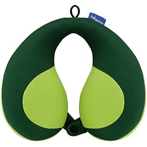 lot 88770 image: INFANZIA Kids Chin Supporting Travel Neck Pillow, Prevent Head from Falling Forward, Comfortably Supports Head, Neck and Chin - Gifts for ToddlerChildKids, Green