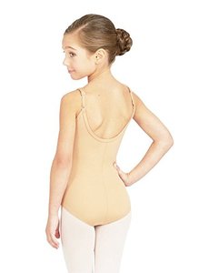 lot 89581 image: Capezio girls Team Basic Camisole With Adjustable Straps athletic leotards, Nude, 8 10 US