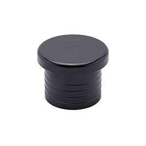 lot 89597 image: Alloy Aluminium 34mm BLACK Dump blow off valve Bov Blanking Plug Silicone Hose Blanking Plug, 34