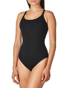 lot 89608 image: Capezio Womens Classic Double Strap Camisole Leotard, Black, X-Small