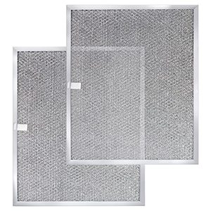 lot 89621 image: BPS1FA30 Range Hood Aluminum Filter 11-34 x 14-14 x 38 (2 Pack)by Beaquicy - Replacement for Bro-an, Nutone Mesh Aluminum Grease Range Hood -Replaces 99010299 S99010299 S99010305 AP3378953 8322