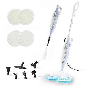 lot 89679 image: Steam Mop, Floor Scrubber Spin Steam Mop for Floor Cleaning, Multipurpose Steam Cleaner for Home, Steam Adjustable, 2 Sets of Mop Pads, for HardHardwoodLaminateTileMarble Floors, Sandoo SC1070 - Retail $118.15