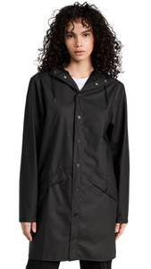lot 89701 image: RAINS Long Jacket - Waterproof Jacket for Men and Women - Windproof Lightweight Coat Unisex Medium