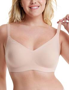 lot 89713 image: COMFELIE Wireless Bra Seamless Bra, Born for Her 2.0 Basic Buttery Smooth Lightly Lined Wireless Bra Medium