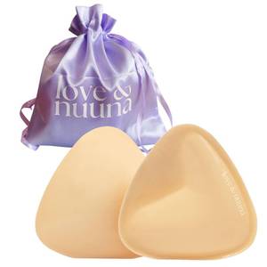 lot 89726 image: love & nuuna Double Sided Sticky Push Up Bra Inserts - Reusable Adhesive Bra with Padding - Sticky Bra for Dresses Bikinis and Bathing Suit Inserts (US, Cup Band, B, C, Ultra Lift, Nude)
