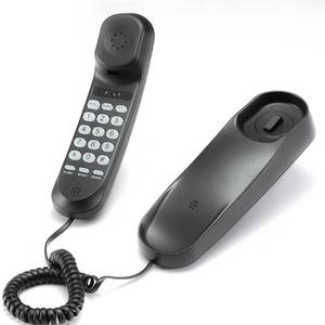 lot 89790 image: Corded Phone for Home, Durable landline Phone with Large Buttons for Seniors, Versatile Mini Phone for The Home, Office, and More (Black)