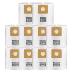 lot 89804 image: 10 PCS Bundle Set Shop Vac 1-1.5 Gallon Vacuum Bags, ALYYDBG Type A 90667 9066700 9066733 All Around Vac Filter Bags
