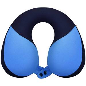 lot 89817 image: COOLBEBE Kids Chin Supporting Travel Neck Pillow,Softly Double Support Neck Pillow for Car & Airplane, Traveling Gifts for Toddler & Children(1, Haze Blue)