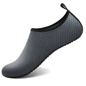 lot 89837 image: Water Socks for Women Men Adult Aqua Swim Shoes Beach River Pool Barefoot Yoga Exercise Wear Sport Accessories Quick-Dry Must Haves Size 13-14Women12-13Men(Grey-NW002)